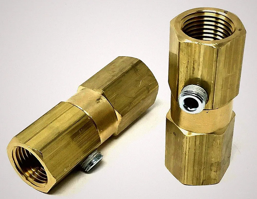1/2 Inch Vertical Air Compressor In Line Check Valve 2-7/5'' Long